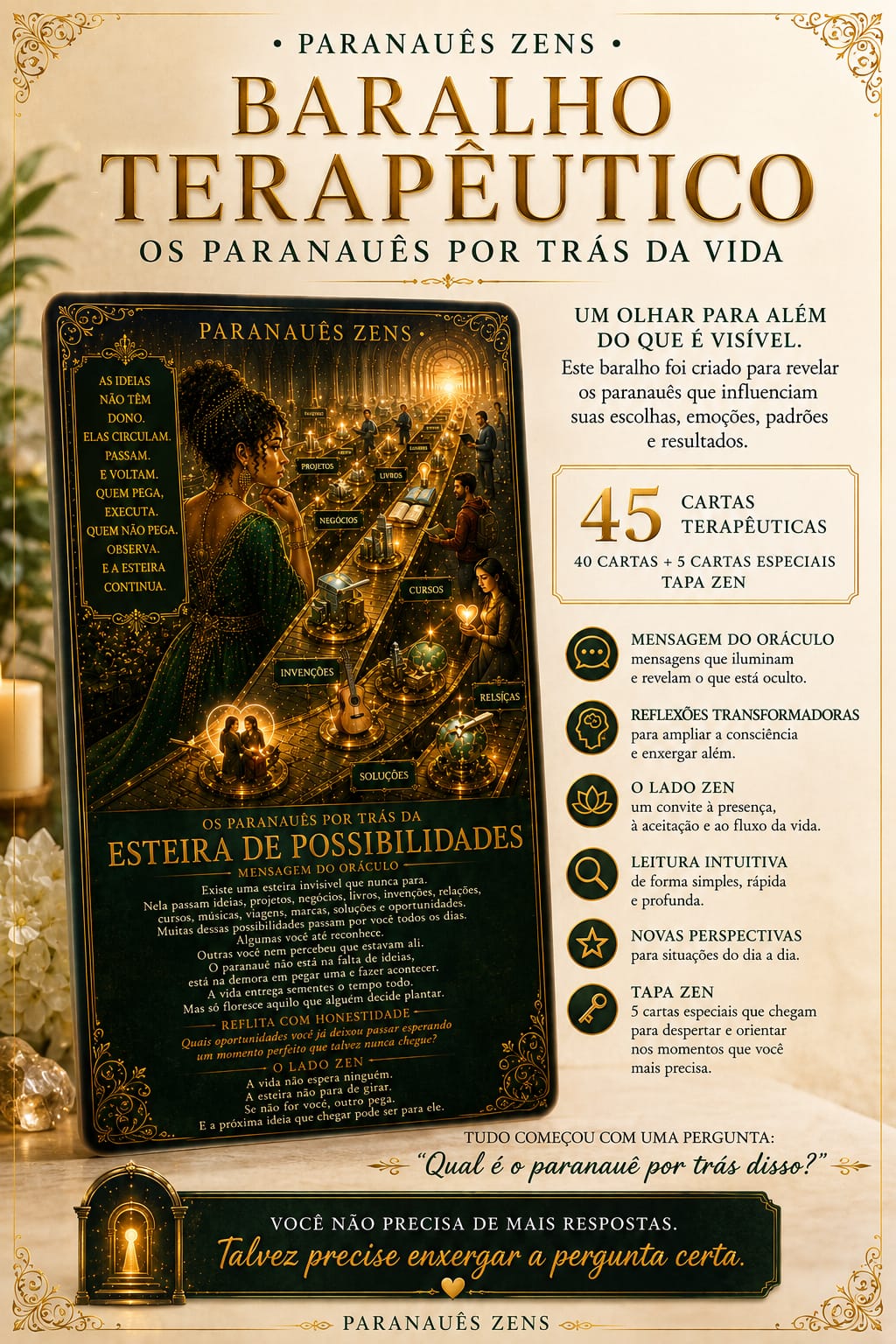 Baralho Terapêutico Os Paranauês por trás da Vida — clique para ampliar